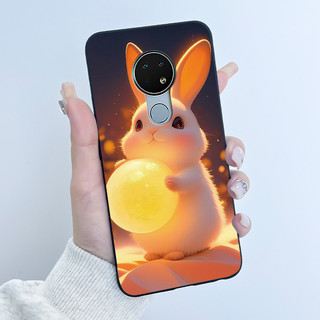 Vỏ Cho Nokia 7.2 / Nokia 6.2 Ốp Lưng Thẩm Mỹ Sang Trọng Dễ Thương Thoáng Mát Bé Trai Bé Gái Silicon Mềm Đen Mờ Bảo Vệ Vỏ Điện Thoại