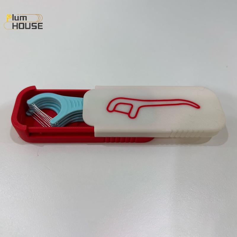PlumHOUSE Hộp Nha Khoa Di Động Hộp Đựng Răng Mini Và Bóng Sắp Xếp Mini Trượt Hộp Bảo Quản Cho Các Vật Dụng Nhỏ Cho Gia Đình Văn Phòng Du Lịch VN