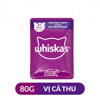 [ Thùng 10 Hộp ] Pate Cho Mèo Whiskas 80g - Combo Tiết Kiệm Hộp