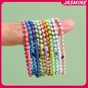 JASMINE Bóng Hạt Dây Xích 10cm - Perfect cho DIY Vòng Tay và Trang Sức Phụ Kiện