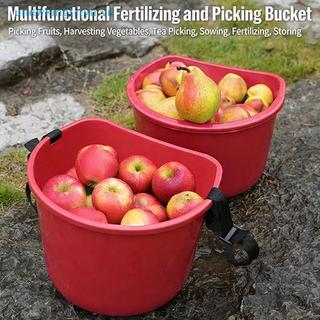 Unewtyu Garden Harvest Buet cho Fruit Piing Dây đeo có thể điều chỉnh dung tích lớn Giải pháp di động cho trang trại làm vườn và ngoài trời VN