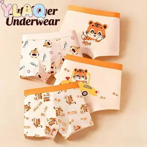 Quần Lót Bé Trai Boxer Quần Đùi Thoải Mái Phù Hợp Với Kháng Khuẩn Liền Mạch Mặc Hàng Ngày Sử Dụng Đi Học