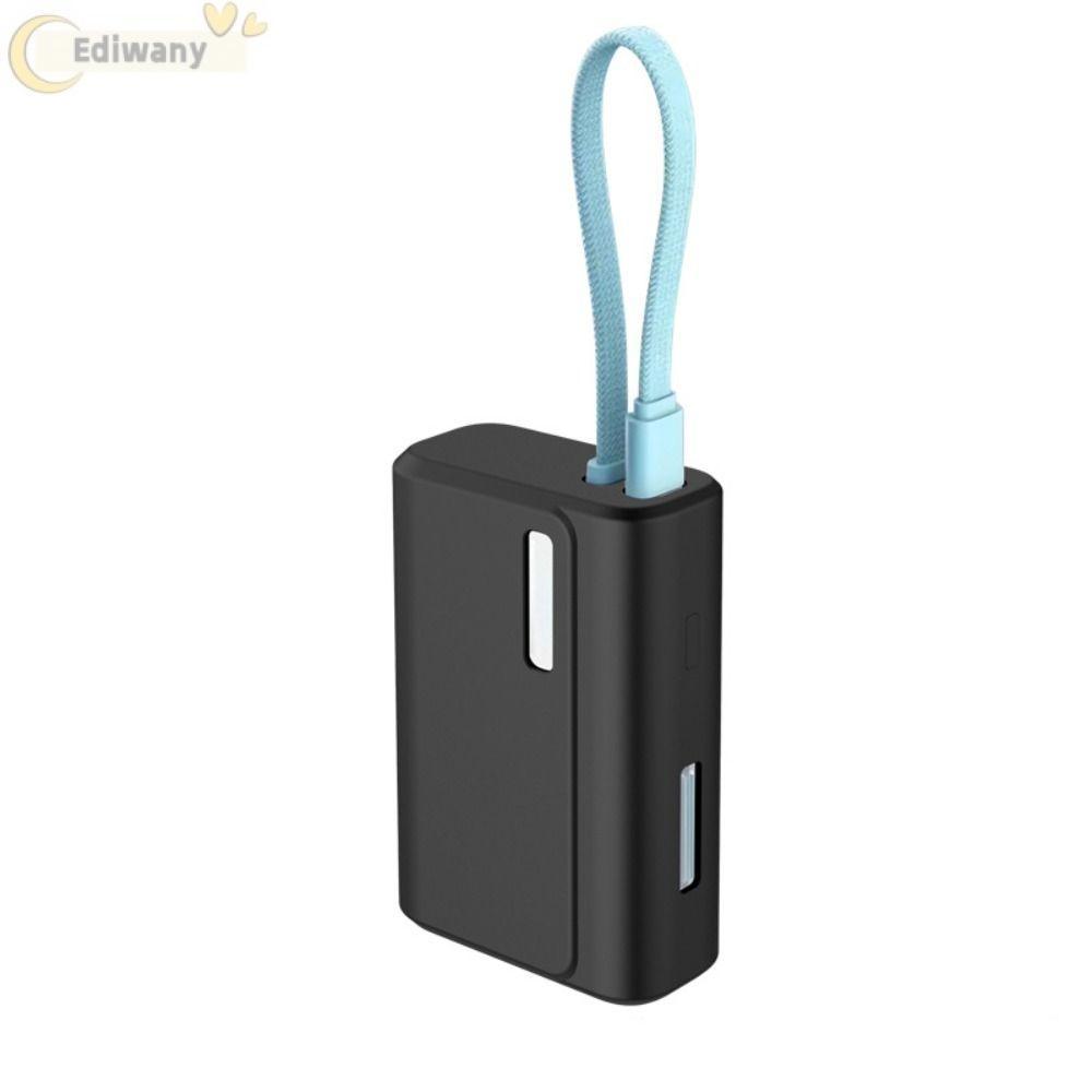 Bảo vệ bộ sạc di động EDIWANY, silicon có dây buộc mang theo, Vỏ bảo vệ toàn diện mềm chống sốc chống rơi cho CUKTECH CP13 10000mAh ngoài trời