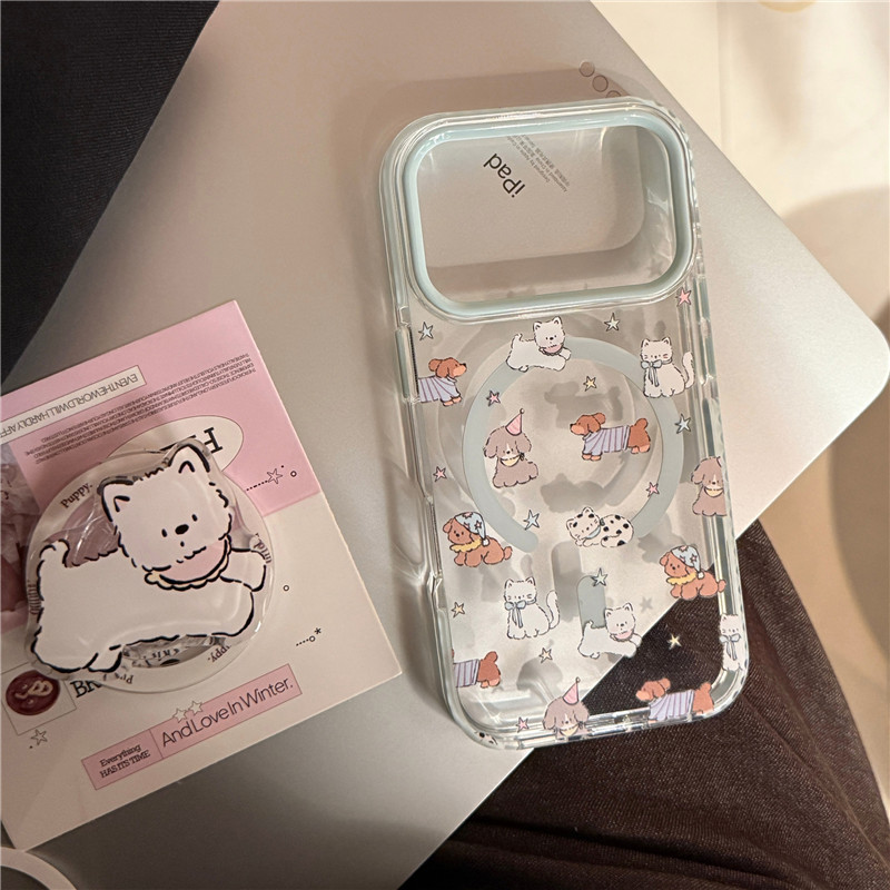 Ốp điện thoại TPU hình chó con iPhone 17 Pro max