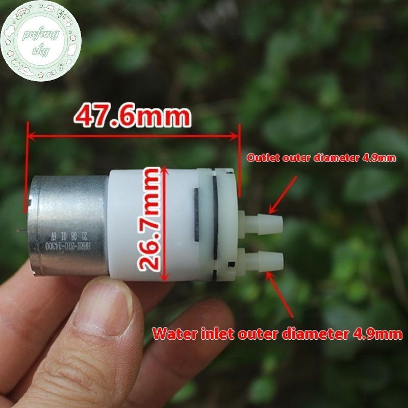 PUSKY 1 Cái DC 3.7V 5V 6V Micro Tự mồi Hút Máy Bơm Nước Động Cơ Mini 310 Màng Nhỏ Máy Bơm Nước Không Khí DIY Phụ Kiện VN