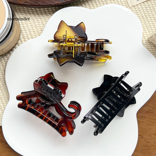 ZNCE - Kẹp Tóc Bé Gái Hình Mèo Dễ Thương & Cá Mập Răng, Chống Trơn Trượt Perfect Cho Trường Học Và Sự Kiện