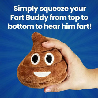 Funny Talking Poop Plush Toy,Makes Fart Sounds, Fake Poop Dog Toy for Kids & Dog
