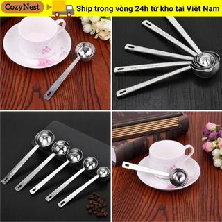 Muỗng cà phê COZYNEST Muỗng trộn sữa bột Muỗng ăn bằng thép không gỉ