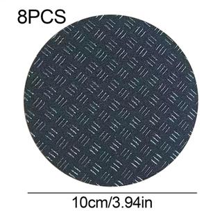 Noise Reduction Mat for Treadmill Treadmill Pad for Carpet Non-Slip Round 8 Piece Foam Padded Noise Reduction caeudeyvn
