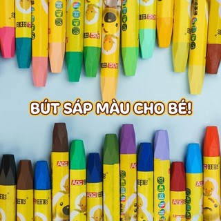 Bút Màu Sáp Dầu SángTạo - Bộ 12/24/36 Màu Giá Rẻ ChoHọc Sinh, Màu Mịn Đẹp Để Vẽ Tranh, An Toàn Tuyệt Đối, Không Dính Tay