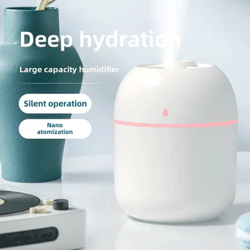 Máy tạo độ ẩm Mini cầm tay Máy tạo độ ẩm không khí mùi thơm ô tô USB Máy tạo độ ẩm im lặng Máy tạo độ ẩm có chức năng tự động tắt 2 chế độ phun sương