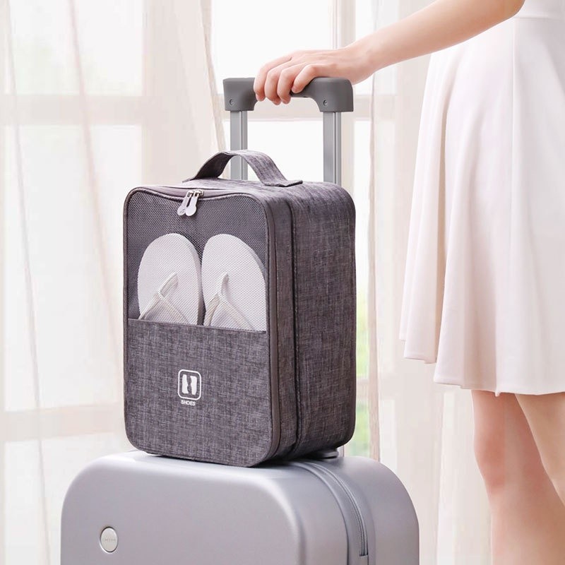 Túi giày 3 ngăn gắn vali du lịch chống thấm nước, Túi Giày, 3 Ngăn, Gắn Vali, Tiện Lợi / Tiện Dụng, Du Lịch