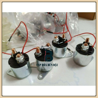 Rơ Le Đề Khởi Động Máy Phát Điện 2KW 3KW Dùng Cho Động Cơ Xăng 168F, GX160, GX200 (Rơle Bình Ắc Quy 12V)