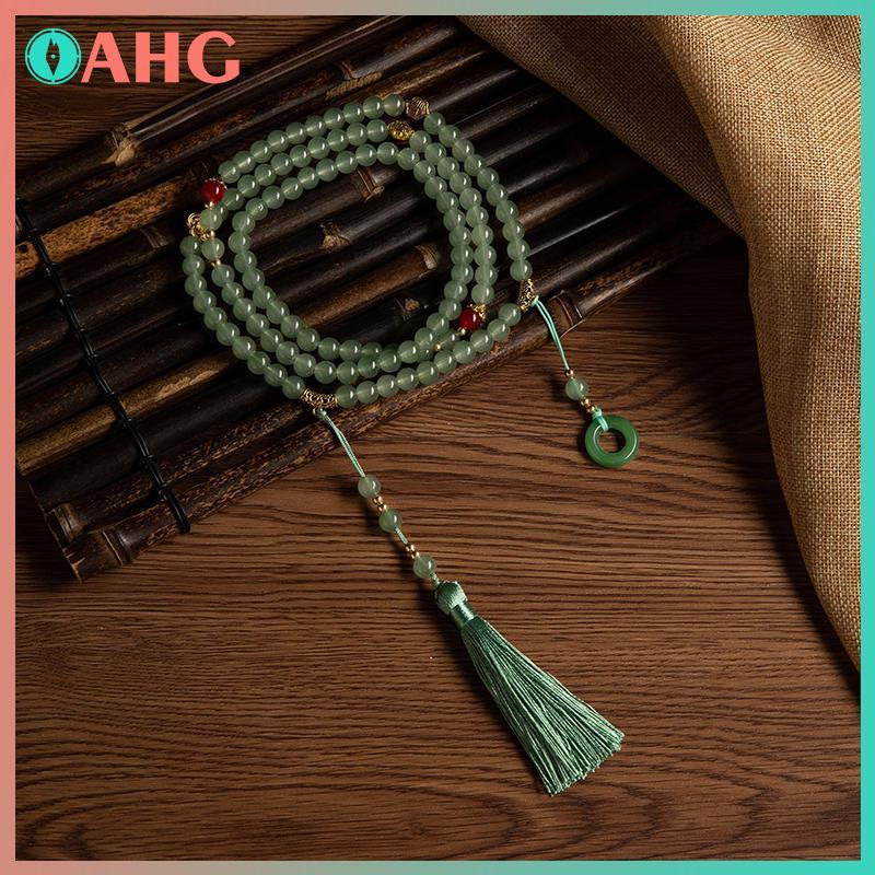 Chocker Phật Giáo Hạt Xanh - Phong Cách Trung Quốc, Quà Tặng Sang Trọng