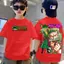 Dành Cho Trùm Trẻ Em Unisex cotton Làm ZORO Streetwear 2 Áo Phối Đẹp Dùm