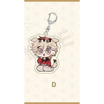 Móc khoá Anime Manga Thanh Gươm Diệt Quỷ Twelve Kizuki Douma Anime Kawaii Demon Slayer Acrylic Kimetsu No Yaiba-ĐH