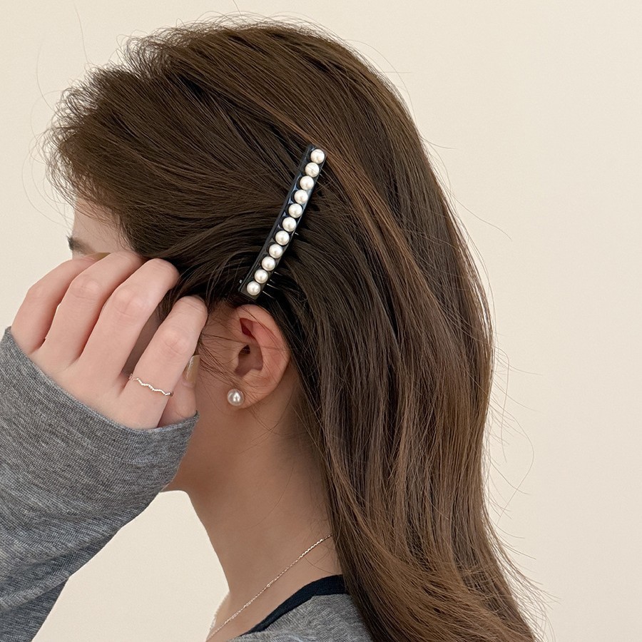 Lược Tóc Ngọc Trai Hàn Quốc Kẹp Tóc Nữ