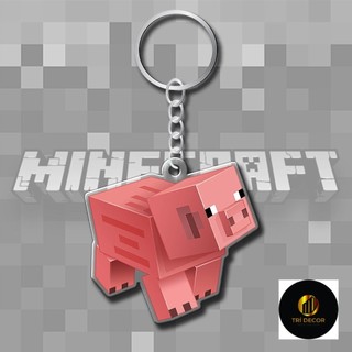 Móc khóa game Steve Dụng Cu Game Sinh Tồn FPS phụ kiện pixel cute dễ thương