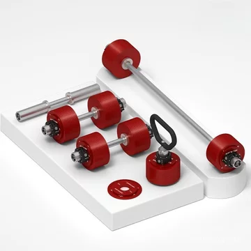 Bộ tạ tay, tạ kettlebell, tạ đòn đầy đủ, thiết bị thể dục tại nhà đa chức năng, tạ tay có thể điều chỉnh