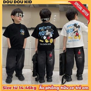 [AFF - DOU DOU KID] AP70 Áo Phông Trẻ Em Hữu Cơ 14-48kg