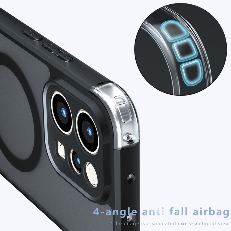 Ốp điện thoại từ tính tích hợp cứng cảm giác da mờ cho Vivo V70 5G S50 Vỏ chống sốc