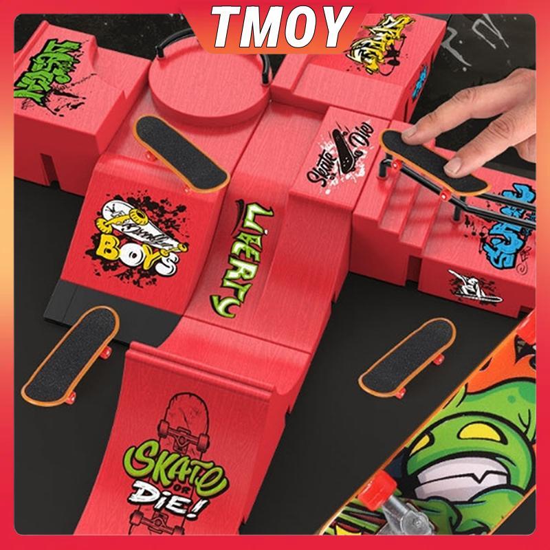 TMOY - Bộ Mini Ván Trượt Ngón Tay Cho Trẻ Em, Đồ Chơi Thể Thao và Quà Tặng Độc Đáo