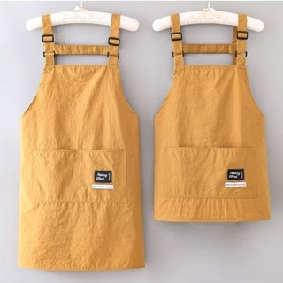 Tạp dề chống nước thời trang Phiên bản Hàn Quốc Hộ gia đình Nấu ăn Phục vụ Cafe Làm móng tay Quần yếm đặc biệt Eo dành cho người lớn