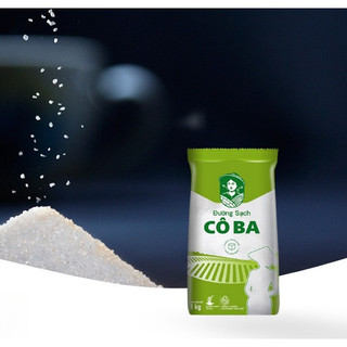 Đường Sạch Cô Ba 1KG - Đường Mía Tinh Khiết, Nguyên Liệu Nấu Ăn & Pha Chế Thạch Dừa Ngon Miệng