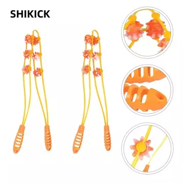 SHIKICK Fitness Massage Con Lăn Hạt, Công Cụ Con Lăn Massage Vai Cổ Máy Mát Xa Cơ Lưng, Con Lăn Kéo Tay Đa Năng