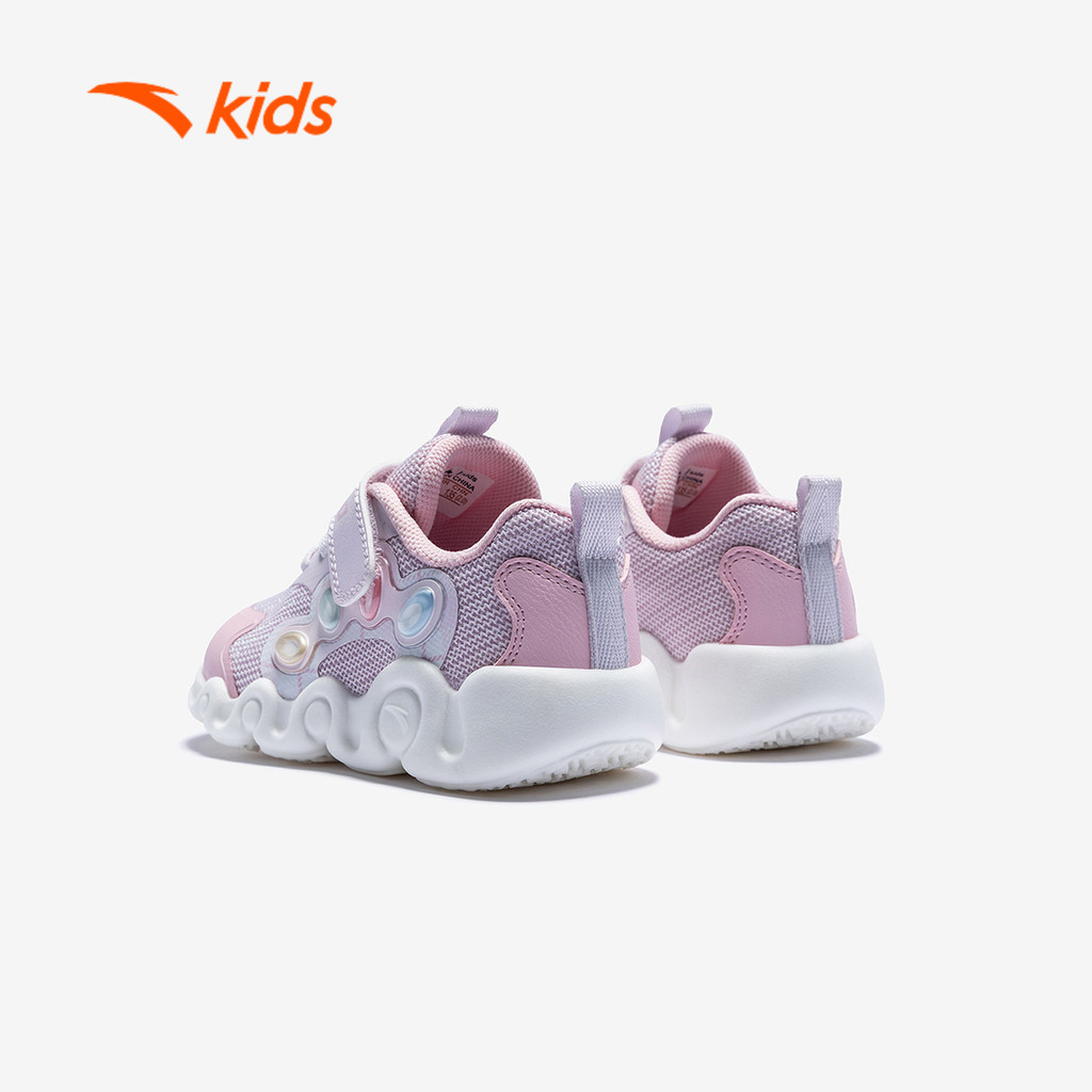 ANTA Kids Giày Thể Thao Bé Gái Size 22-27 Minianta Đế Phát Sáng, Êm Chân 3226A0011