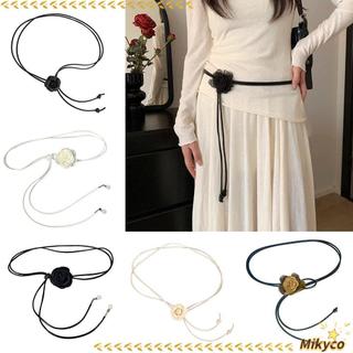 Thắt lưng hoa hồng khô MIKYCO, phong cách bohemian và dân tộc cao cấp, mỏng nhẹ dành cho nữ
