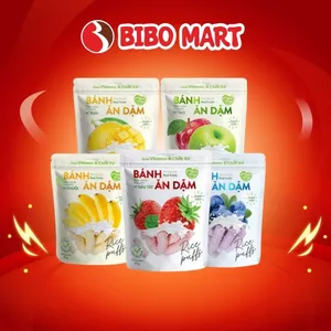 Bánh Ăn Dặm Mămmy Vị Trái Cây Cho Bé Dạng Thanh An Toàn Thơm Ngon Trên 6 Tháng - Bibo Mart