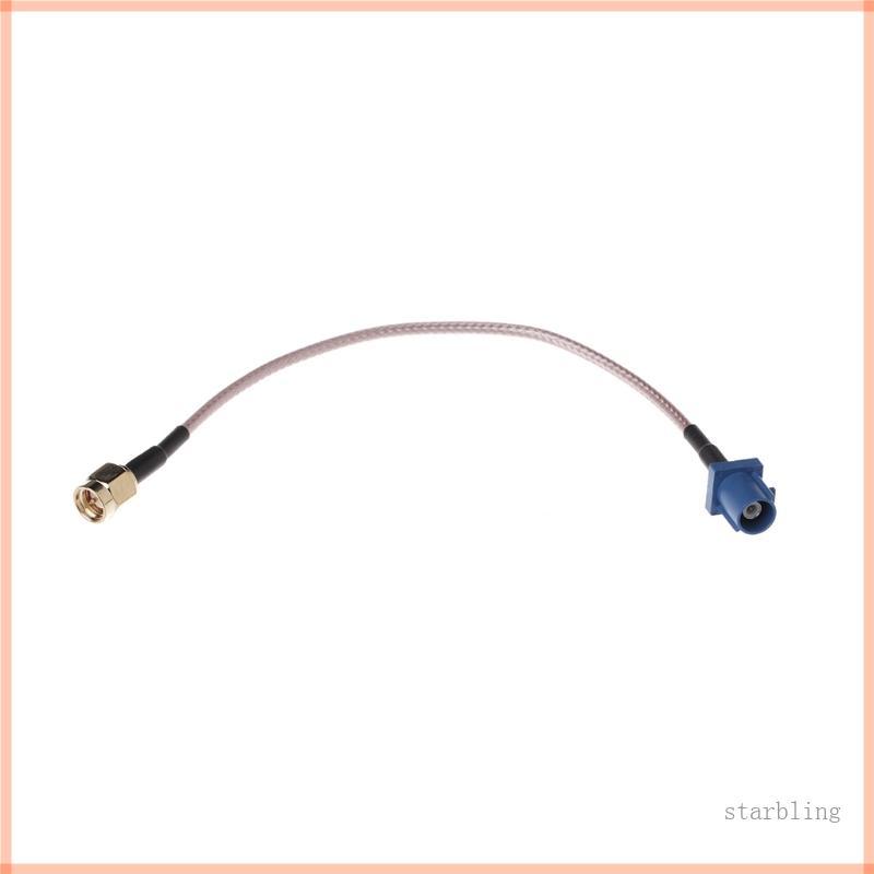 Star Fakra C Adapter Cắm SMA Nam GPS Ăng Ten Dây Nối Dài RG316 Dây Đuôi Heo 15cm Nam Pin Sang SMA Cắm Cho GPS An