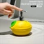 DARON Lemon Soap Dispenser, Vinyl Press Chai Nước Rửa Tay, Sáng Tạo Màu Vàng Trang Trí Dầu Gội Xà Phòng Phòng Tắm