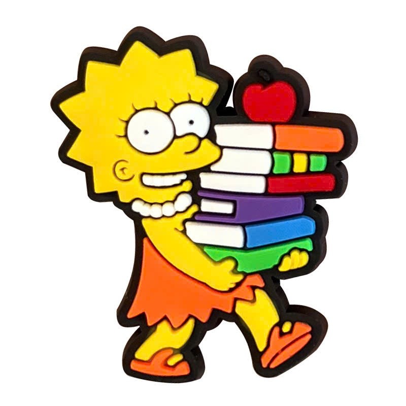 Set charm Gia đình Simpsons - Charm gắn dép hot hit