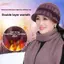 HFSHY Mũ Bóng Chày Lông Cừu Ấm Áp, Phù Hợp Cho Người Trung Niên và Cao Tuổi