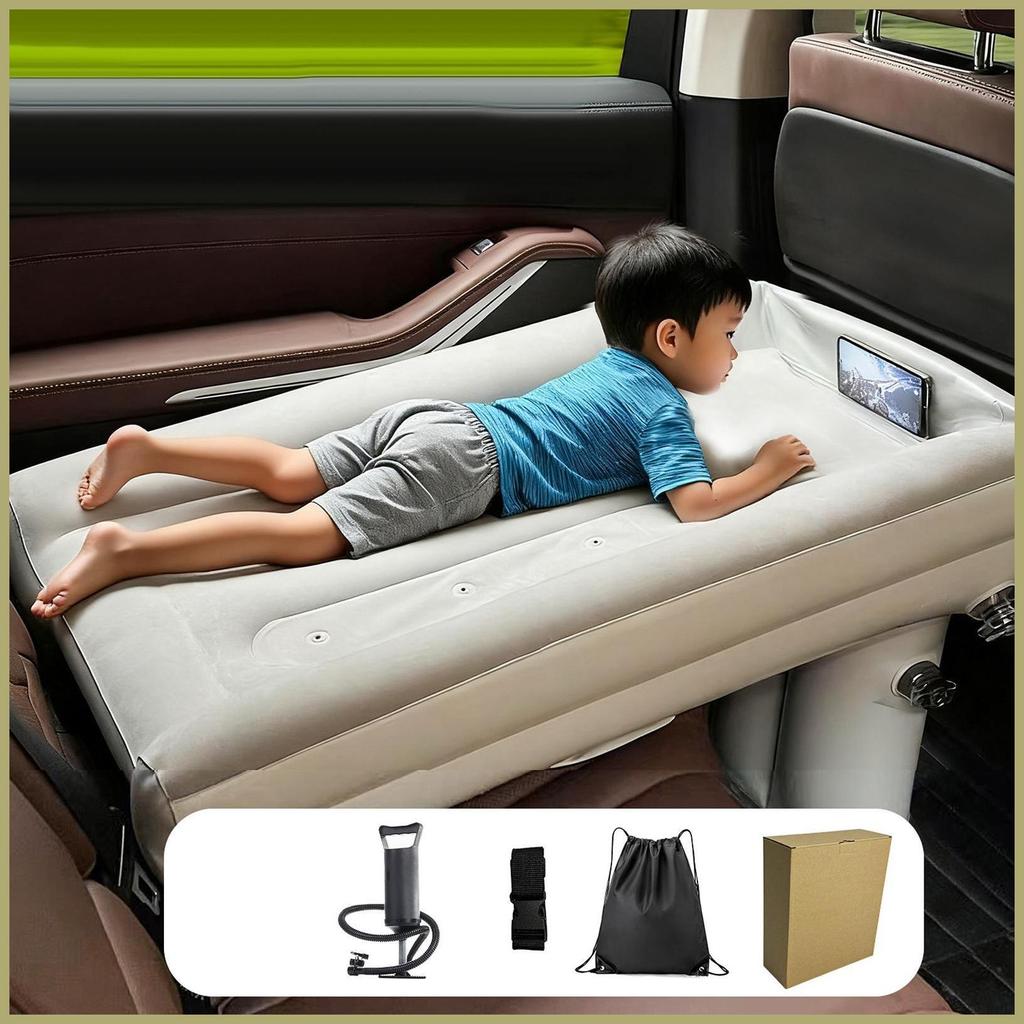 Giường Ô Tô Bơm Hơi Giường Ngủ Bơm Hơi Có Bơm Di Động Trẻ Em Ghế Sau Nệm Không Khí Cho Cắm Trại Đi Bộ Đường Dài abrtedvn