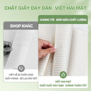 Sổ tay công việc và học tập, vở kẻ ngang A5/B5 60 trang cao cấp, công cụ ghi chép hoàn hảo.