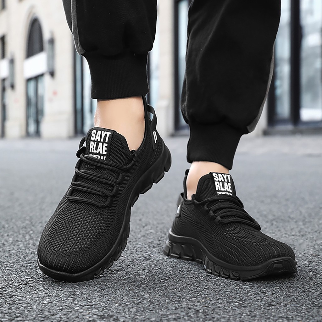 🇻🇳Giày Sneaker Nam Thoải Mái Chạy Bộ Tăng Chiều Cao Thoáng Khí Thiết Kế Đơn Giản