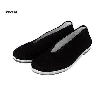 OMG Nam Truyền Thống Trung Quốc Kung Fu Cotton Vải Tai-chi Cũ Bắc Kinh Giày Thường Ngày