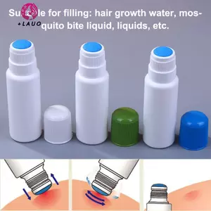 Springevenstar 50ML Chai Rỗng Smudge Chất Lỏng Applicator Đầu Xốp Độ Ẩn Chai Chất Lỏng Cho Daub Làm Đầy Liniment Thuốc Chống ngứa Springevenstar