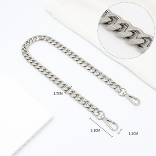 Cao Cấp Dây Xích Túi Phụ Kiện Siêu Nhẹ Nhôm Kim Loại Messenger Dây Đeo Vai Nách Di Động Không Phai Màu Túi Nữ Shou