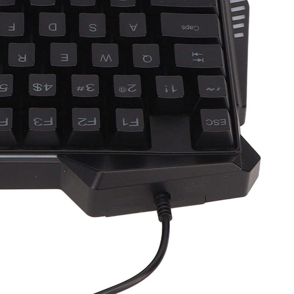 Bàn phím chơi game một tay DITIPOO, Bàn phím chơi game có đèn nền 35 phím, Bàn tiện dụng có dây USB bền bỉ Văn phòng chơi game | BigBuy360 - bigbuy360.vn