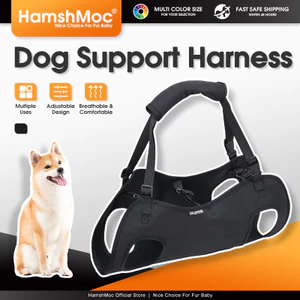 HamshMoc Dog Lift Harness Hỗ trợ Sling cho thú cưng khuyết tật bị thương Dây đeo có thể điều chỉnh cho chó cao cấp