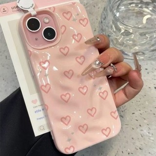 Ốp lưng iPhone 17 16 15 14 13 12 11 ProMax XR XS Max 78Plus Tình yêu Họa tiết dễ thương Ốp lưng điện thoại Dẻo mềm