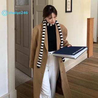 Khăn Quàng Cổ Sọc Mỏng Cho Nữ Thu Đông - Phù Hợp Làm Trang Điểm Cá Nhân