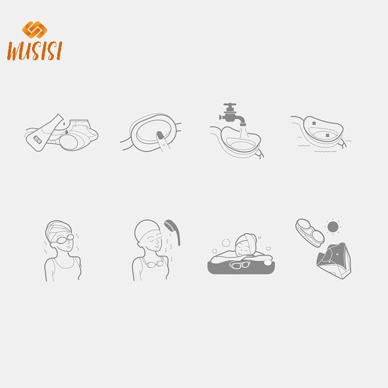 Kính Lặn Wusisi Cho Người Lớn, Khung Lớn Chống Thấm Nước và Sương Mù - Mới
