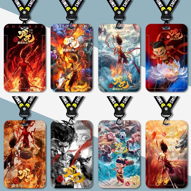 Nezha 's Demon Boy Ma Ám Seafall Card Nezha Sinh Viên Trượt Thẻ Thực Phẩm Thẻ ID Công Cộng Bảo Vệ Thẻ Trường 26.3.9