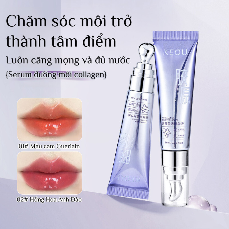 Serum collagen đổi màu cho môi / Serum dưỡng môi / Serum dưỡng ẩm cho môi / Serum dưỡng môi mềm mại và mịn màng/serum cho môi/Tinh Chất Dầu Dưỡng Môi Đổi Màu/Làm Mịn Nếp Nhăn son dưỡng