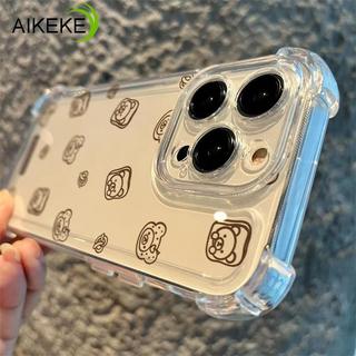 Ốp Điện Thoại Trong Suốt Rilakkuma Dễ Thương Cho Samsung Galaxy M62 M56 M55 M54 M53 M52 M51 M44 M42 M40 M36 M35 M34 M33 M32 M31S M31 Prime M30S M30 Vỏ Mềm Chống Sốc Bốn Thân Đơn Giản